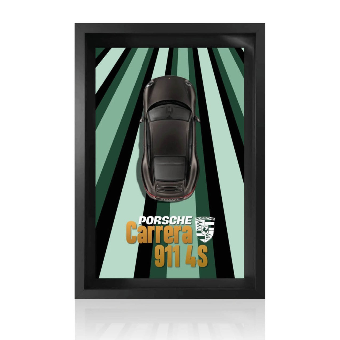 Cadre Porsche Carrera 911 4S - 60 cm X 40 cm
