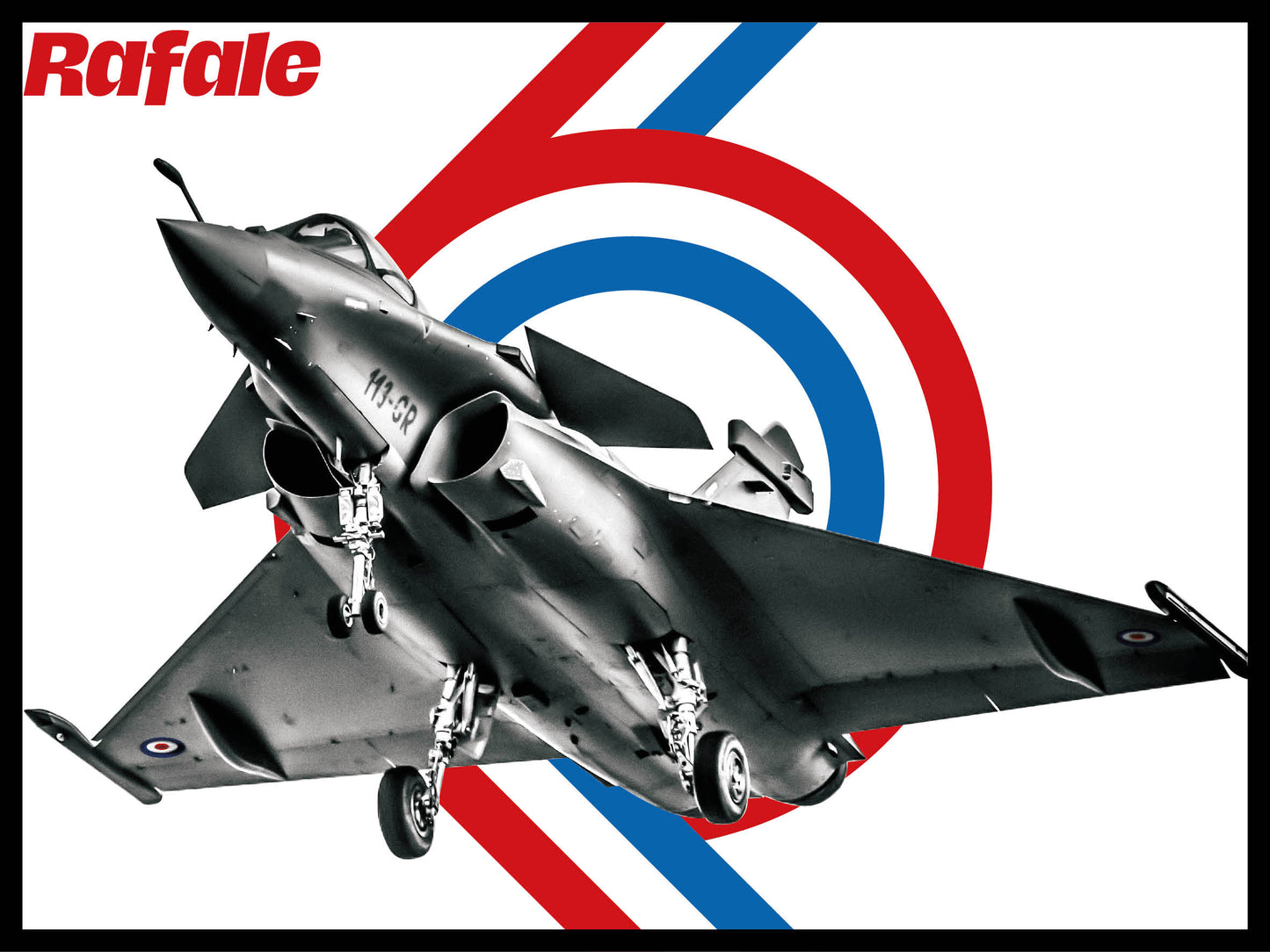 RAFALE FRANCE - 30 cm x 40 cm