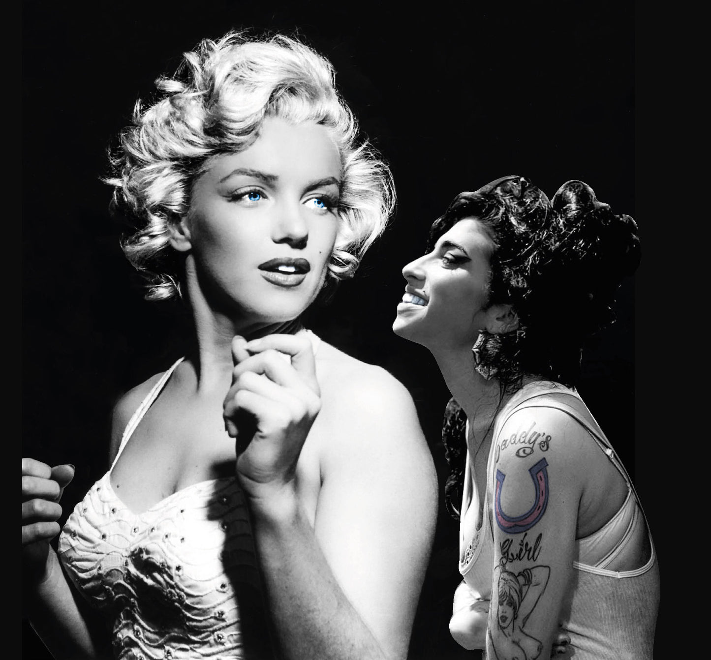 MARYLINE MONROE & AMY WINEHOUSE - 130 cm x 140 cm - Dibond