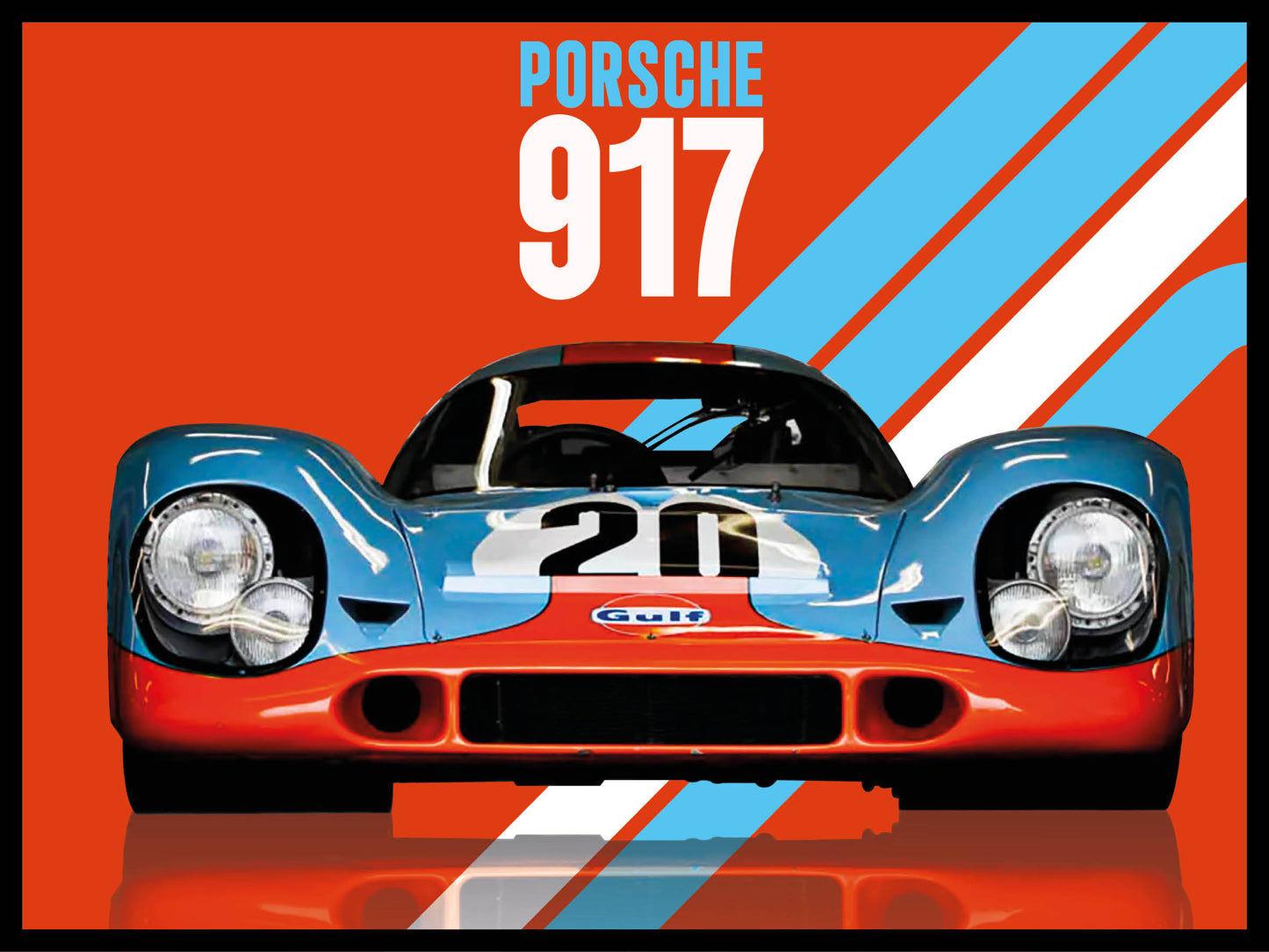 PORSCHE 917 - 30 CM X 40 CM