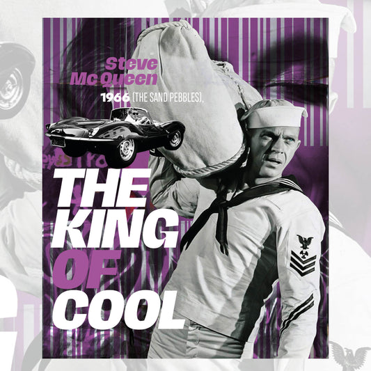 Tableau steve McQueen street art decoration The king of cool