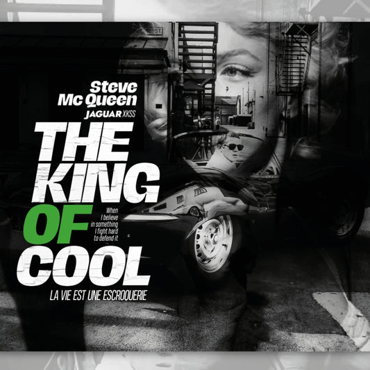 Tableau steve mcqueen art decoration cadre the king of cool tableau photo
