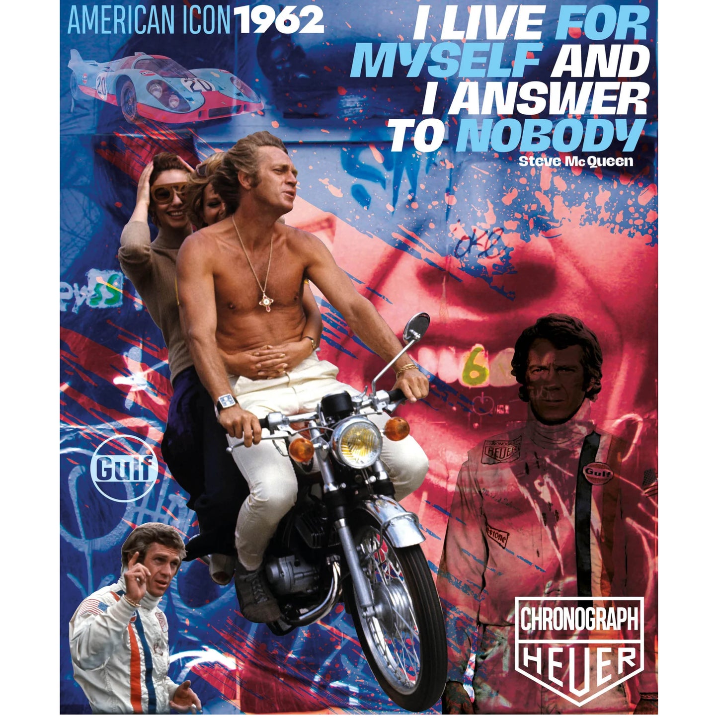 AMERICAN ICON 1962 - 120 cm x 100 cm