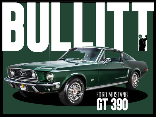 FORD MUSTANG 30 CM X 40 CM