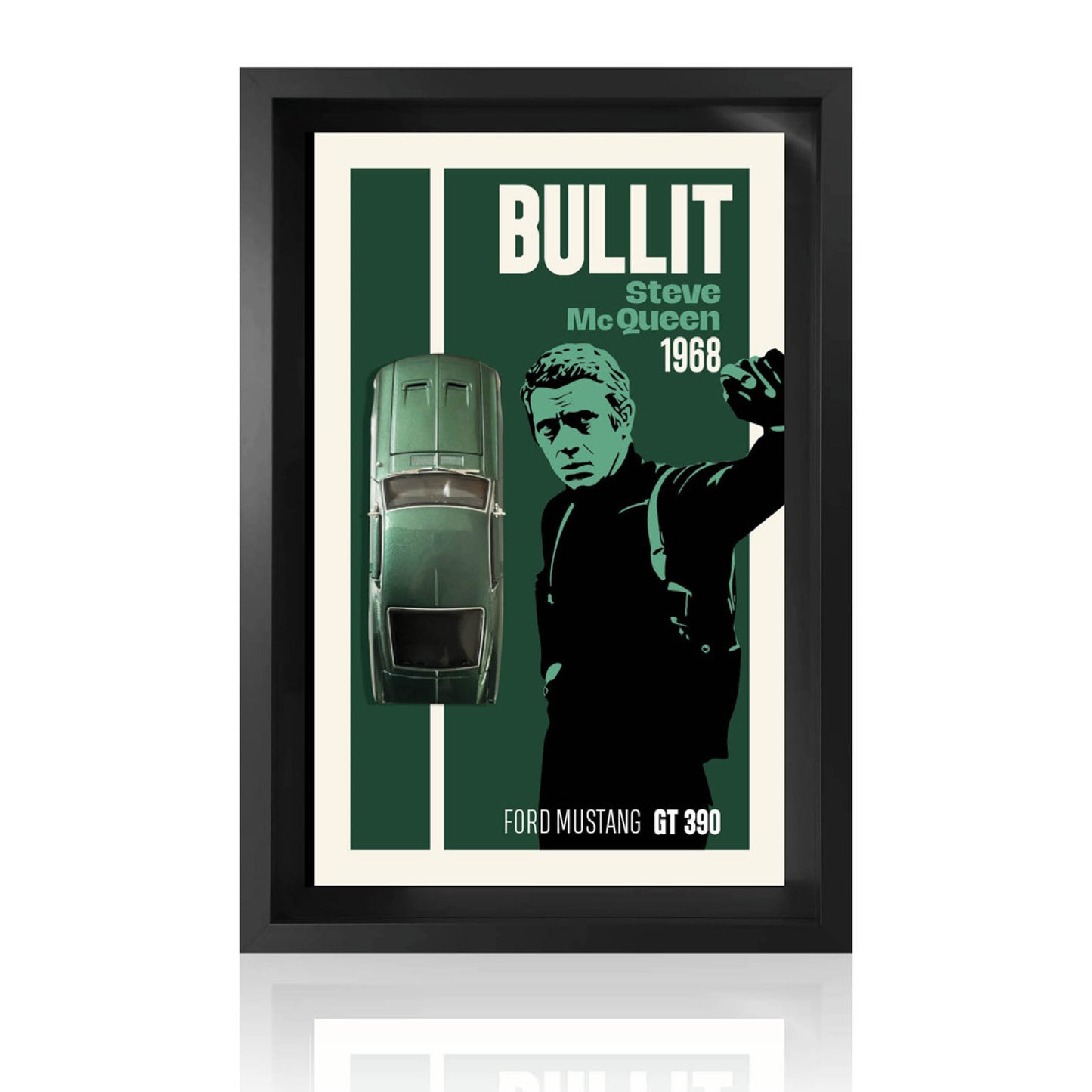 Cadre Ford Mustang GT 390 - 60 cm X 40 cm