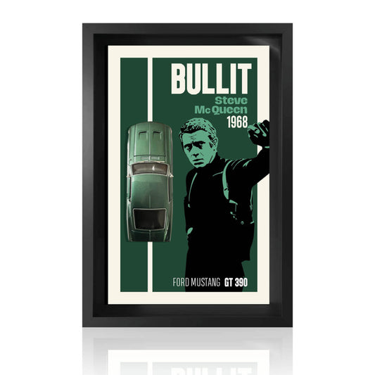 Cadre Ford Mustang GT 390 - 60 cm X 40 cm