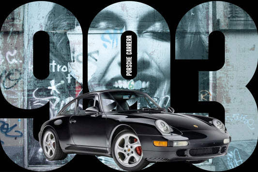 PORSCHE CARRERA 993 POP - 100 cm X 80 cm